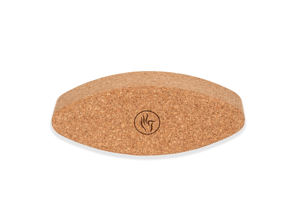 Blocco Per Yoga In Sughero EGG - 30,5x12,5x7,5 Cm, Naturale E Antiscivolo Per Allenamento - Foto 8