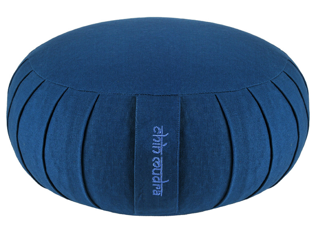 Coussin De Méditation Zafu Rempli De Coques De Sarrasin – 33 Cm, Avec Charbon Actif, Lavable - 7