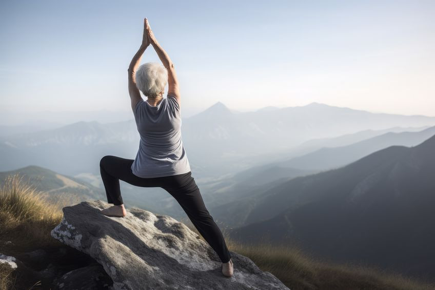les bienfaits du yoga pour le grand âge