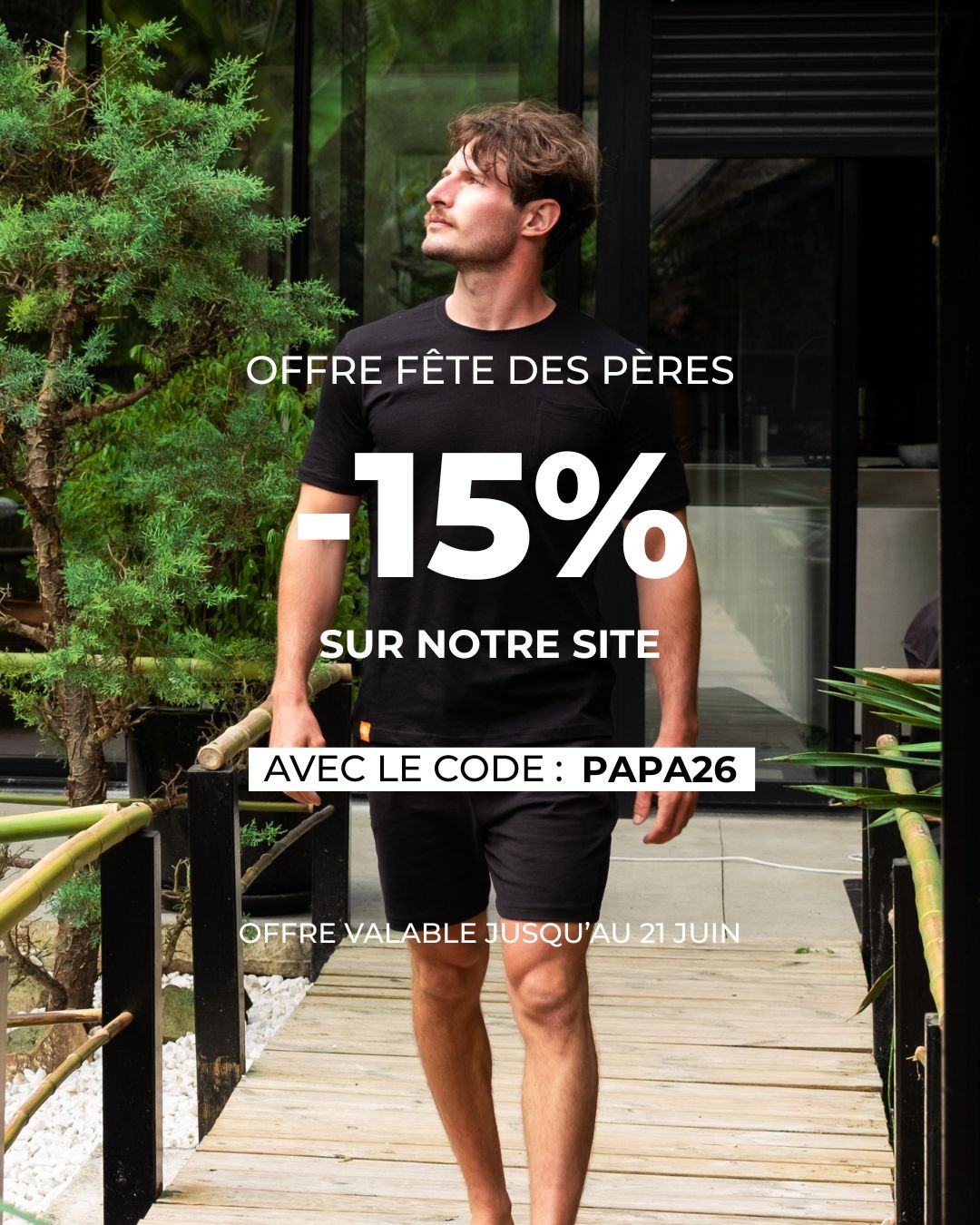 Profitez de 15 % de remise sur la boutique particuliére