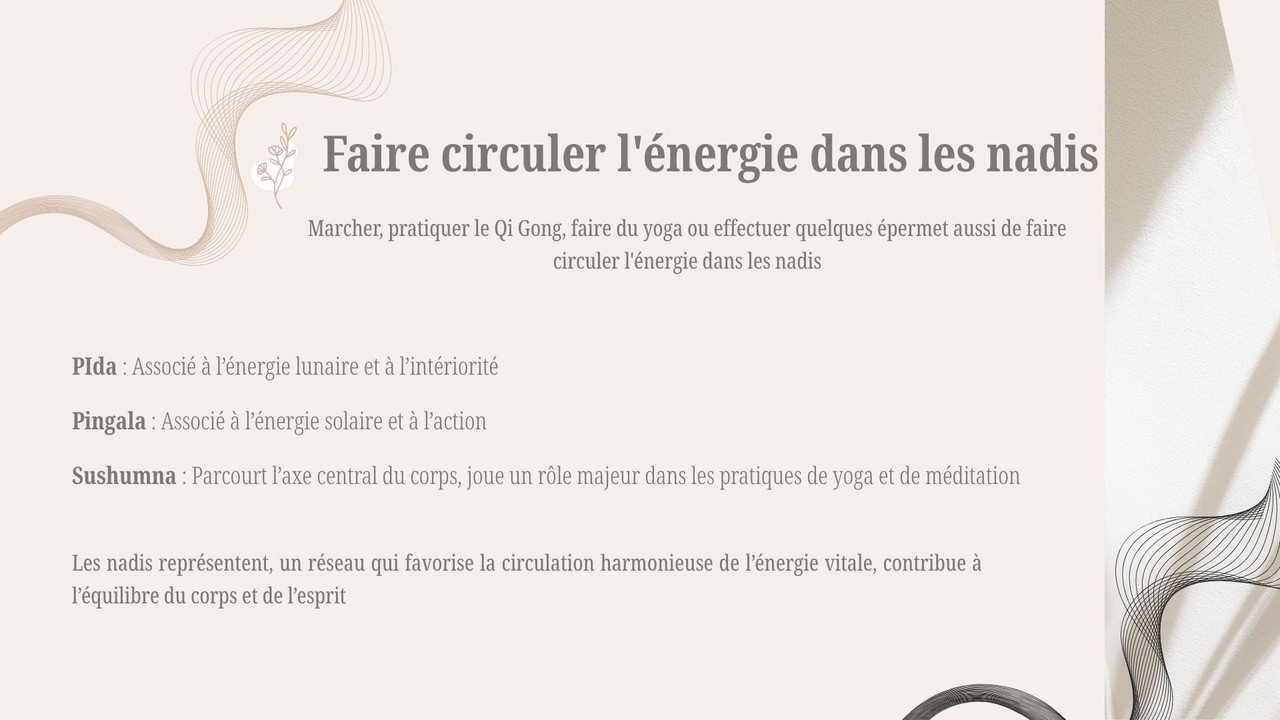 La circulation du prana dans les nadis