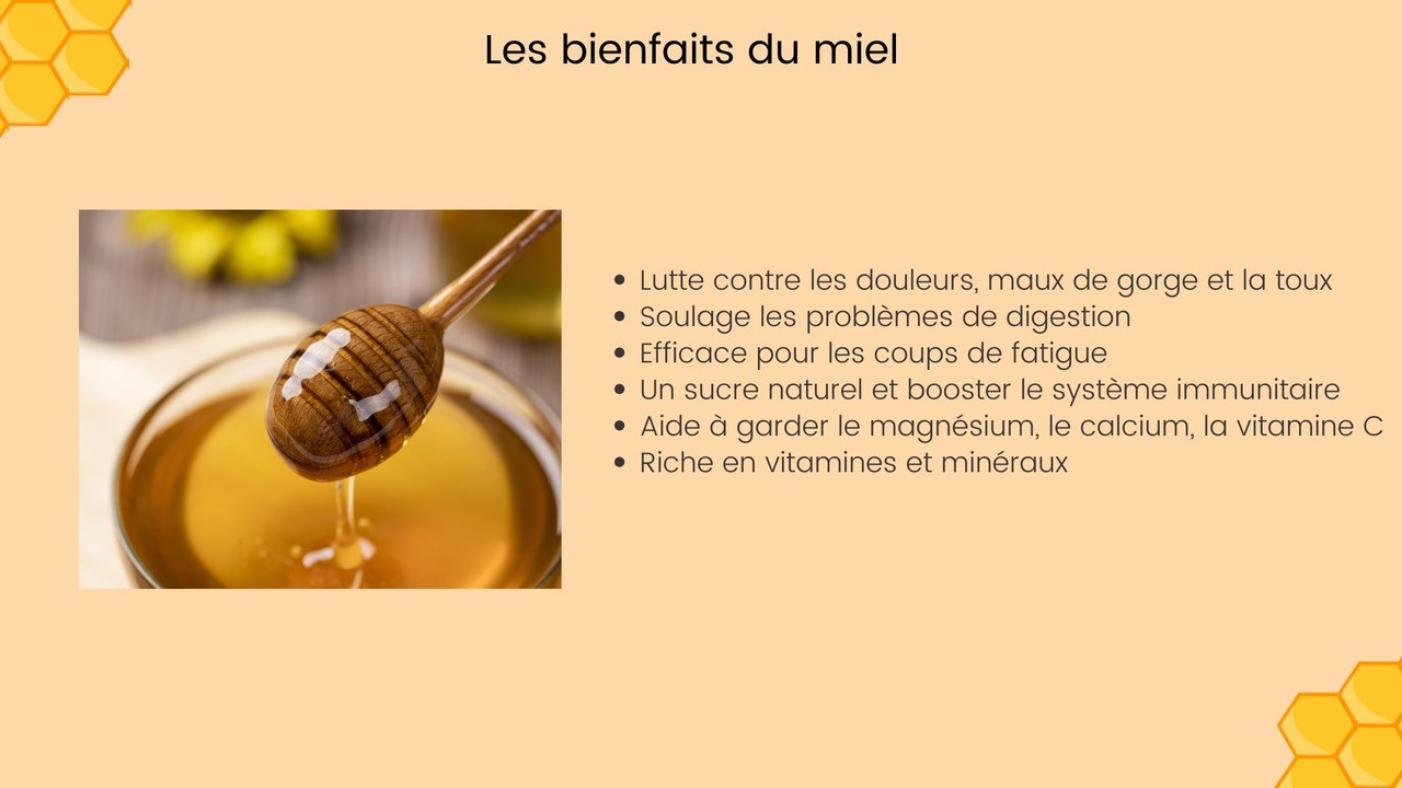 Les bienfaits du miel !