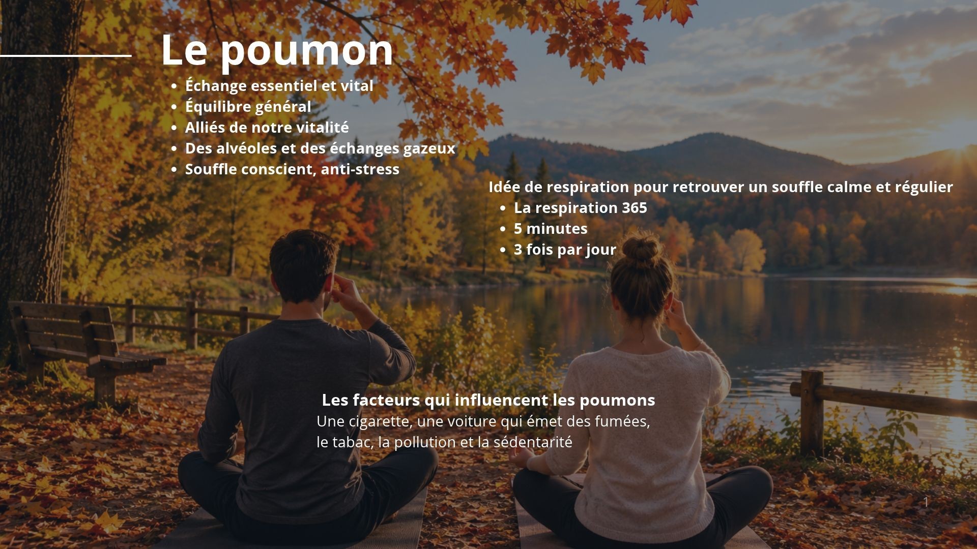 Prenez soin de vos poumons en Automne