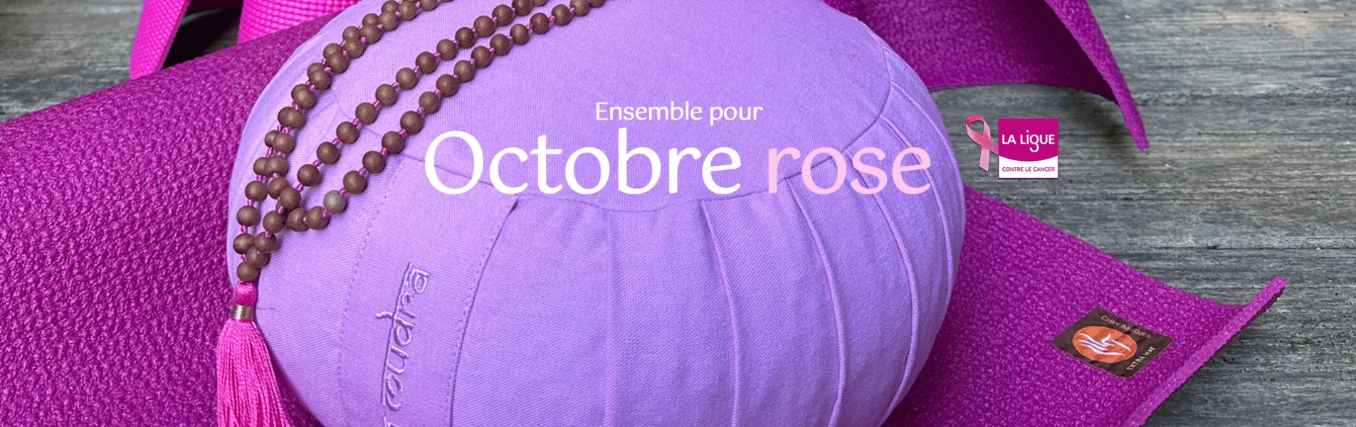Chin Mudra : 20 % pour la ligue contre le cancer sur la collection rose