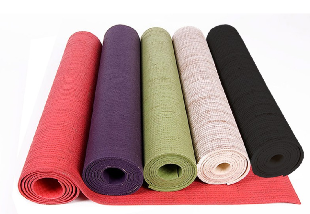 Tapis de yoga  eco-latex 100% pure latex et chanvre créé par Chin Mudra