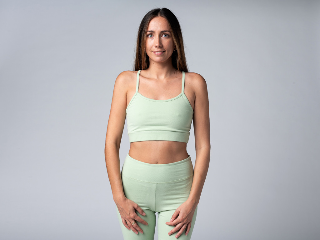 Item Brassière de yoga Light - Bio Vert