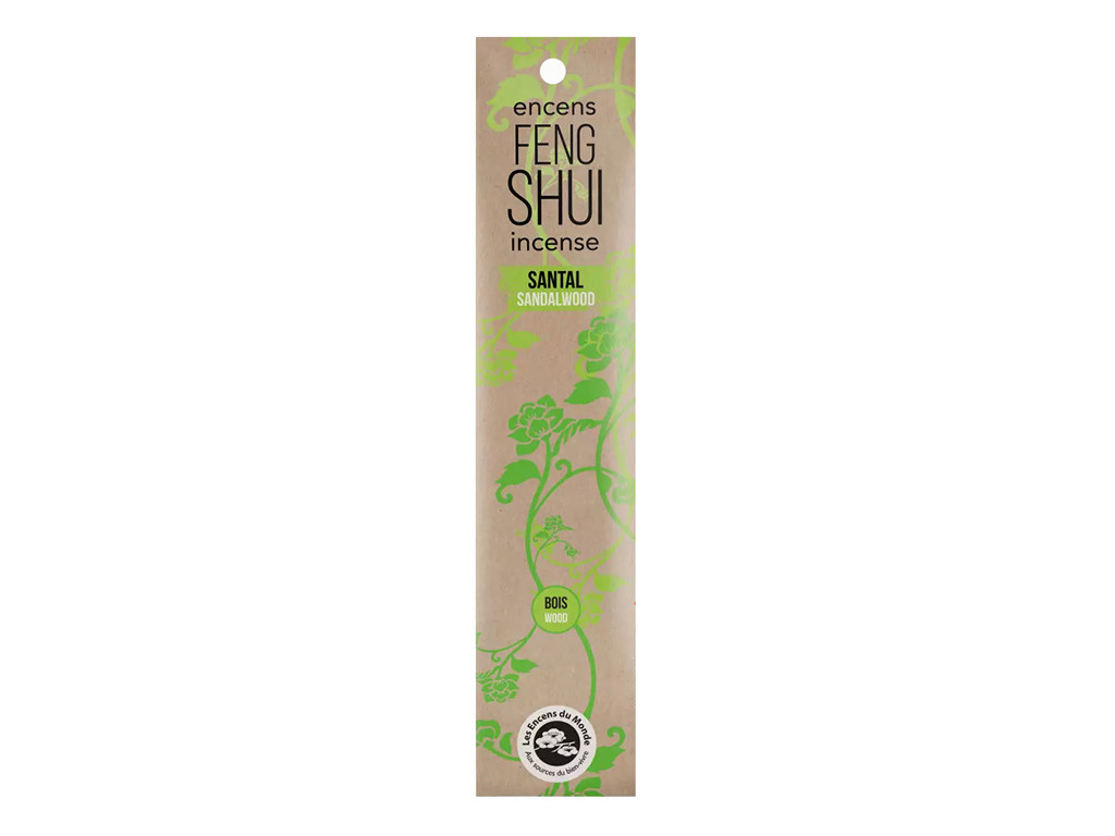 Item Encens Feng Shui élément Bois, Santal 20 bâtonnets x 30 min