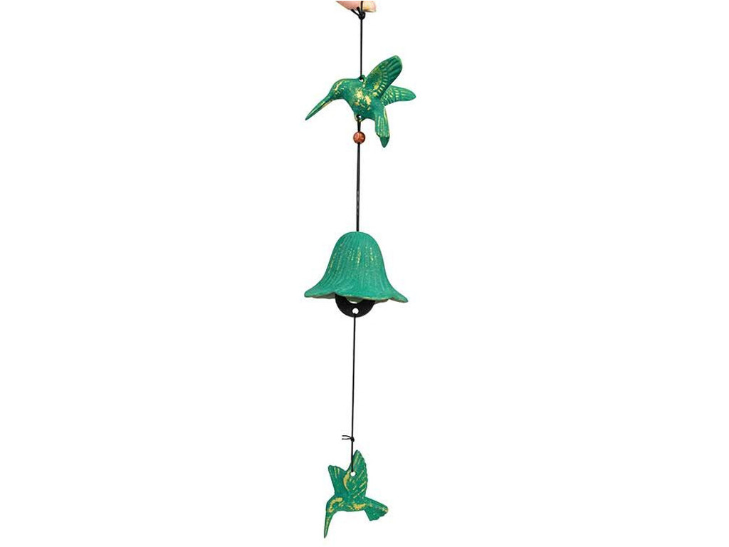 Item Jouet du Vent Colibri Vert Doré