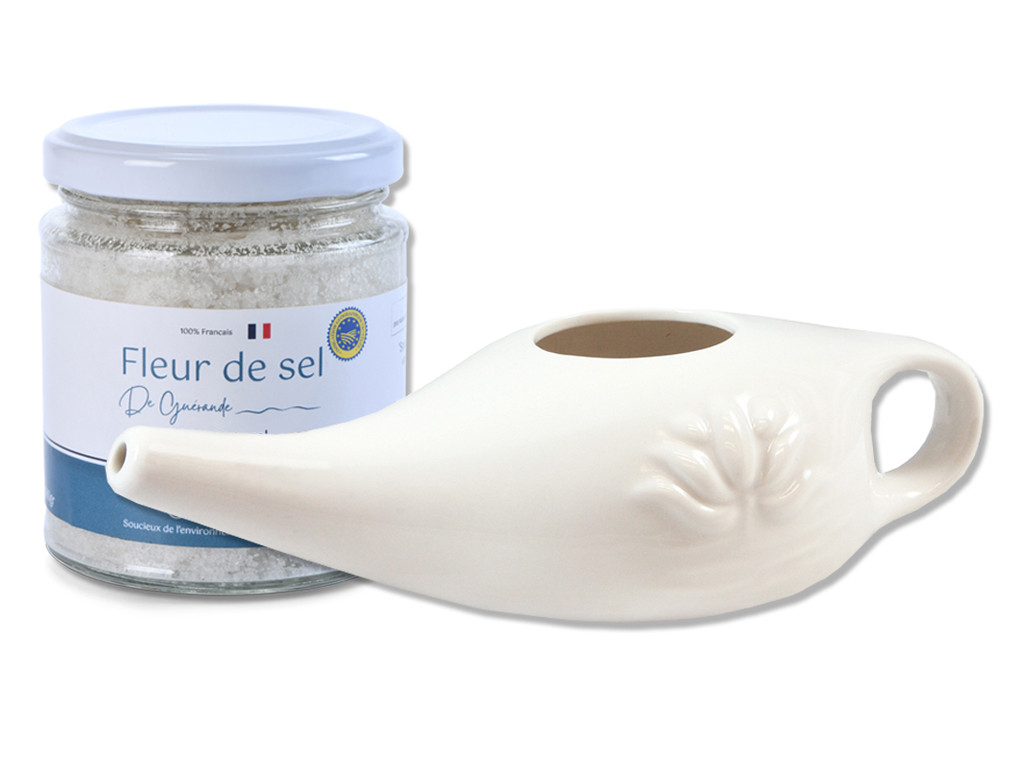 Item Kit Lota 250ml et Fleur de Sel Blanc