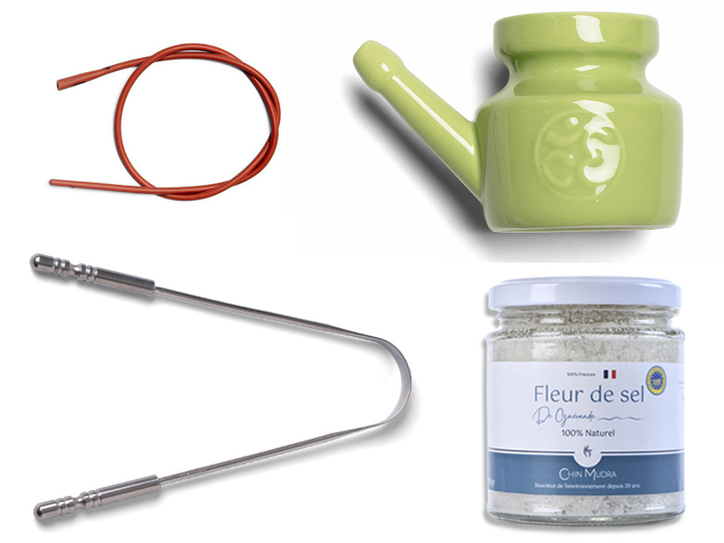 Item Kit Lota Jala Neti complet Porcelaine Vert Amande 400 ml