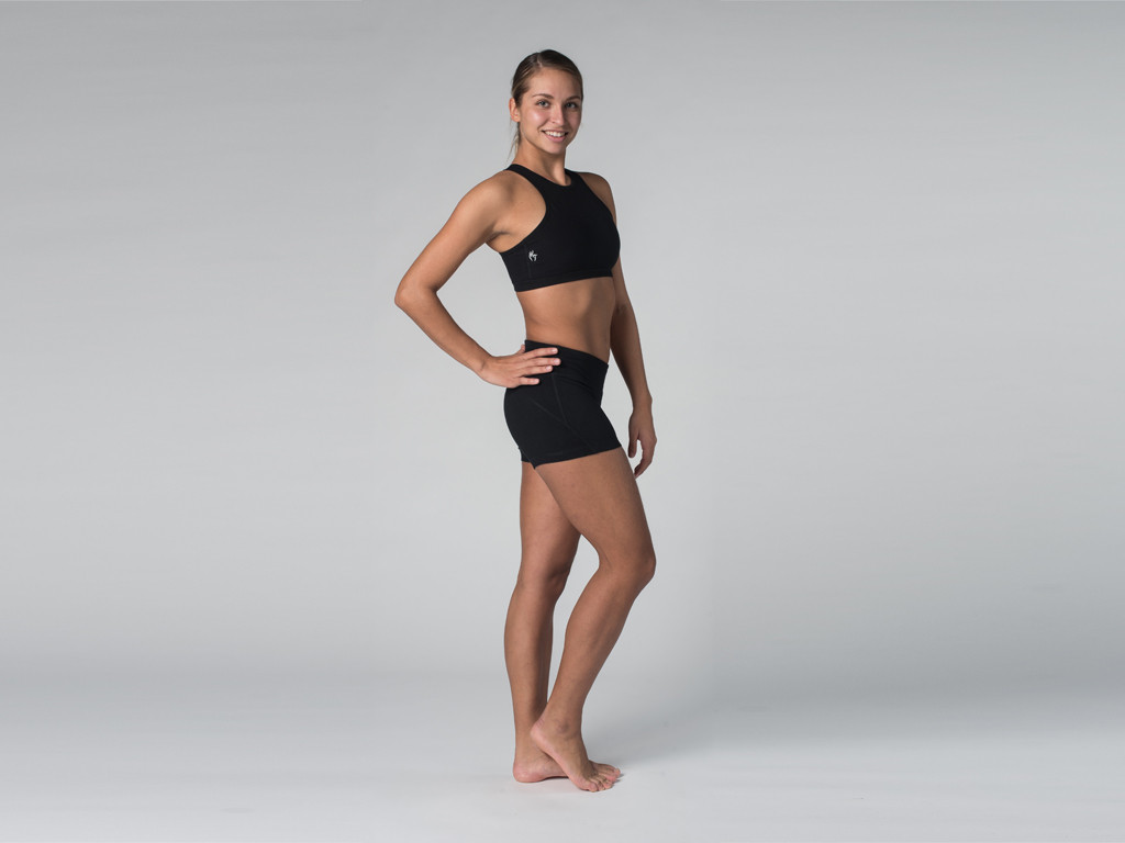 Fold Over Yoga Shorts Walmart.com