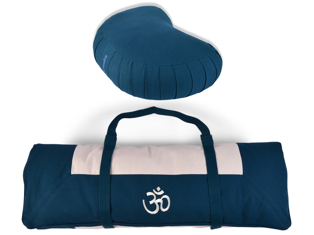 Item Kit Tapis de Méditation Bleu/Ecru