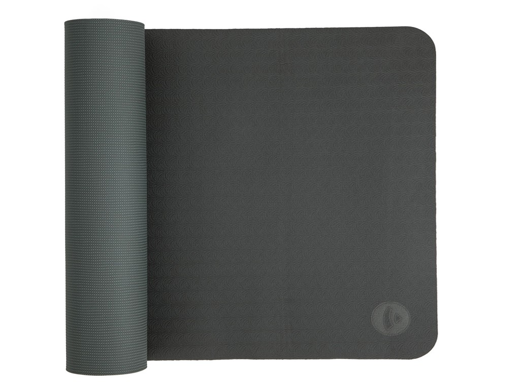 Item Tapis de Yoga Eco-Terre 183 cm X 60 cm x 6 mm Gris/Anthracite - Presque Parfaits