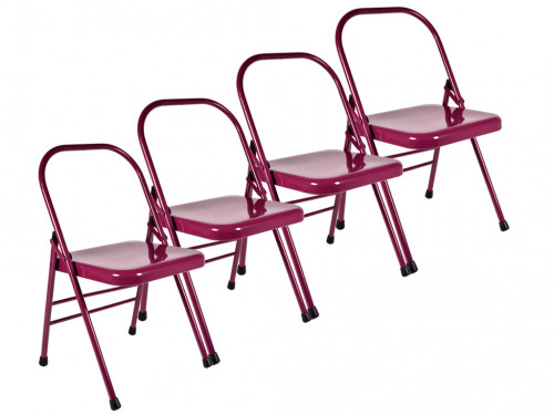 Chaise de Yoga 1 Barre Haute Prune