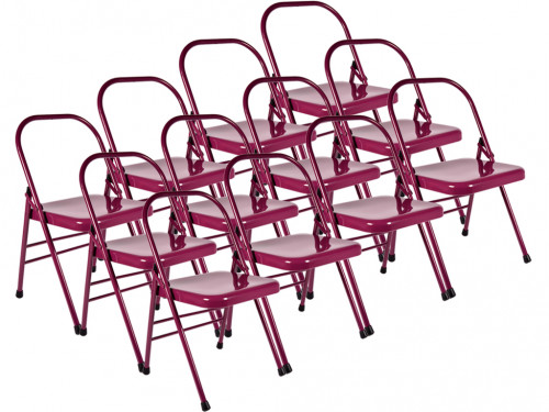Chaise de Yoga 1 Barre Haute Prune