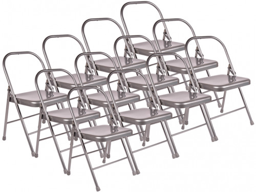 Chaise de Yoga Standard 2 Barres Grise
