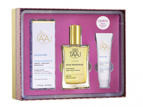 Huille Délhicieuse 100ml, Masque Hydratante 75ml & Serum Hydratante 30ml