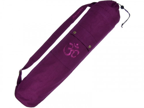 75 cm ou 90 cm de large Surya Bag Cotton Grand sac de yoga pour tapis de yoga en laine vierge 100 /% coton Aubergine Taille XL pour tapis de yoga de 60 cm