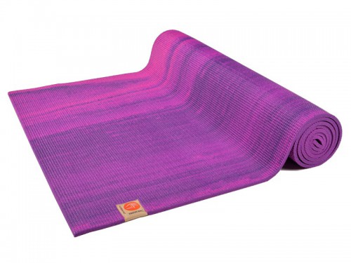 Tapis De Sport écologique Pour Yoga, Pilates, Fitness – Violet/Rose – Neuf